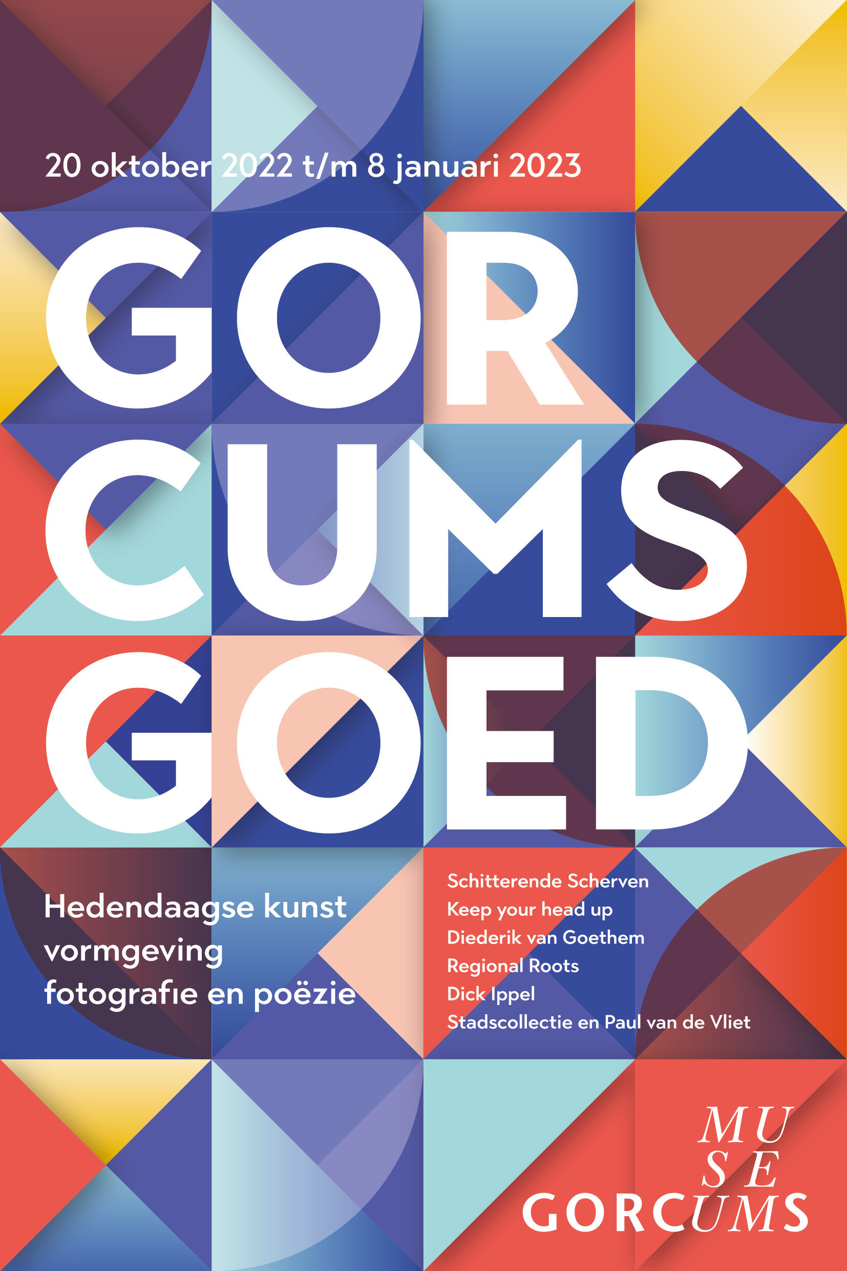 Foto van poster van expositie Gorcums Goed in Gorcums Museum