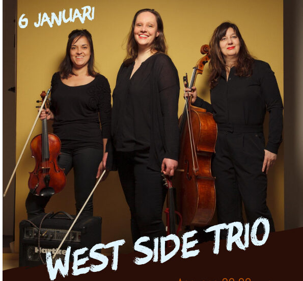 Foto van een poster van the West side trio