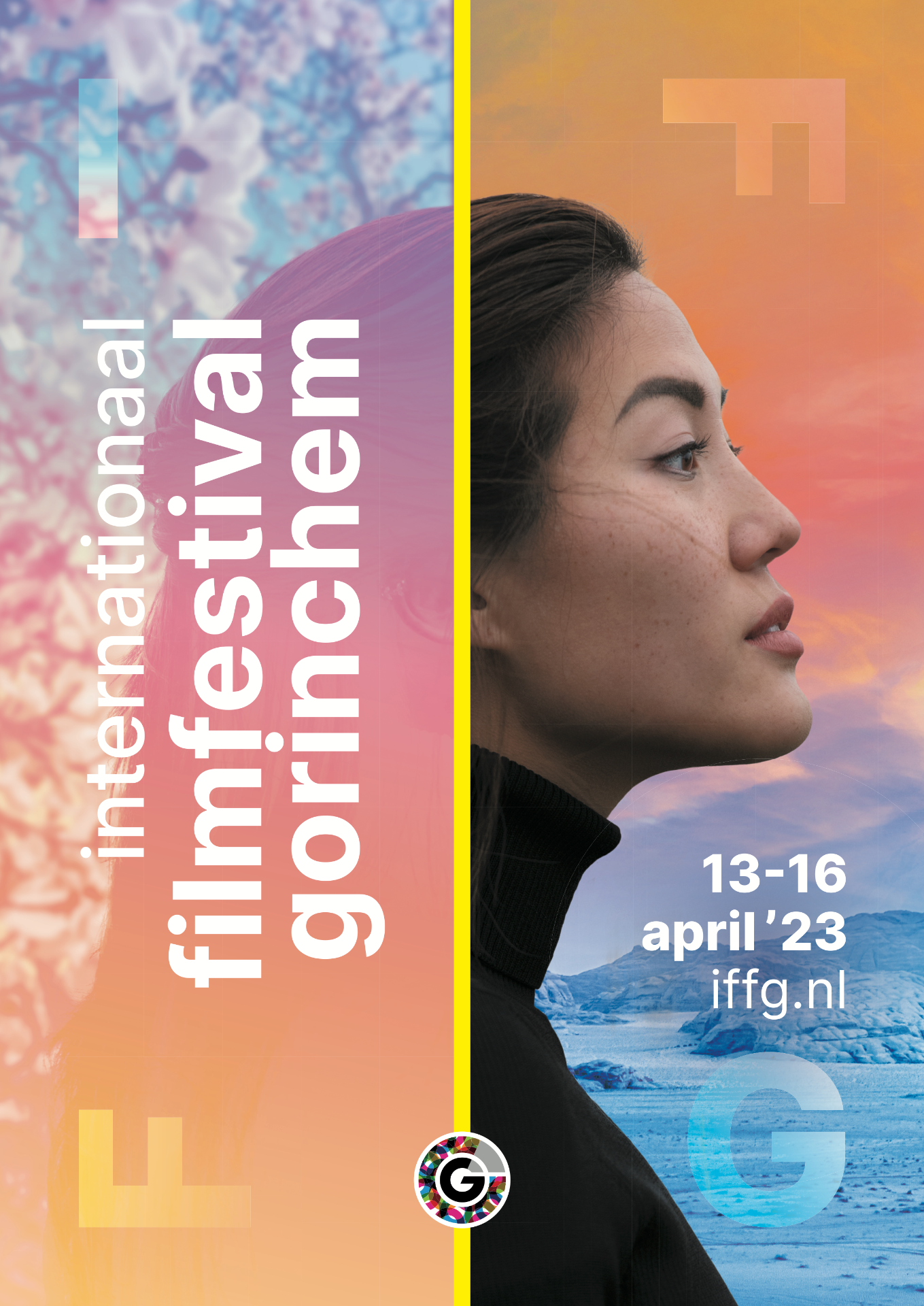 Foto van een poster van het Filmfestival