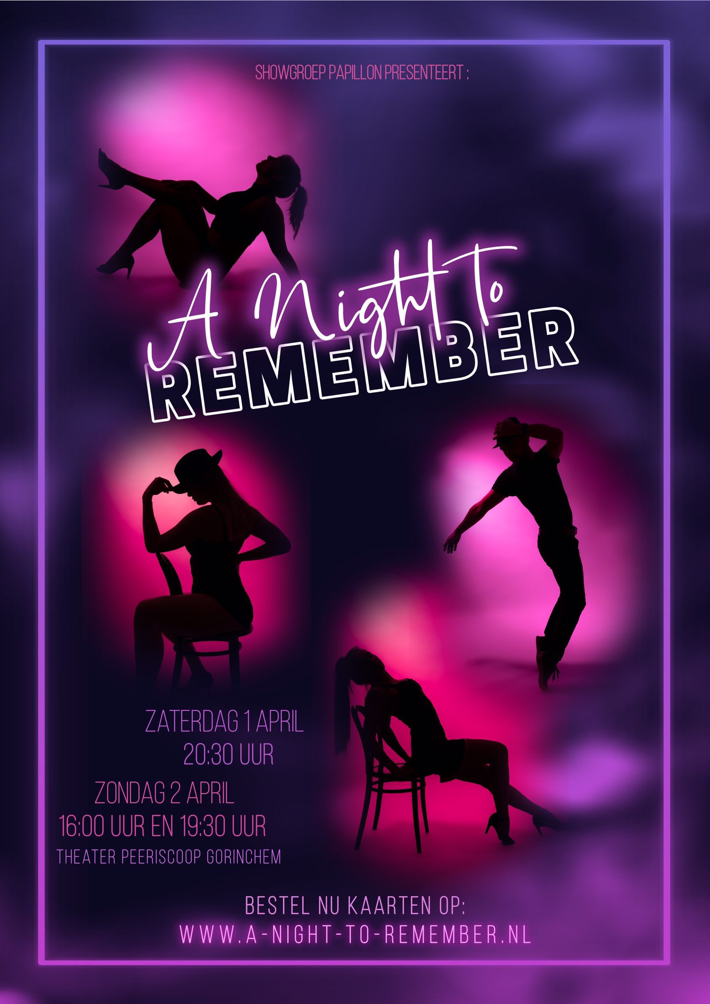 Foto van een poster van de Night to remember