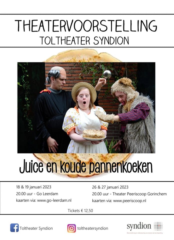 Foto van poster van theatervoorstelling van het Toltheater