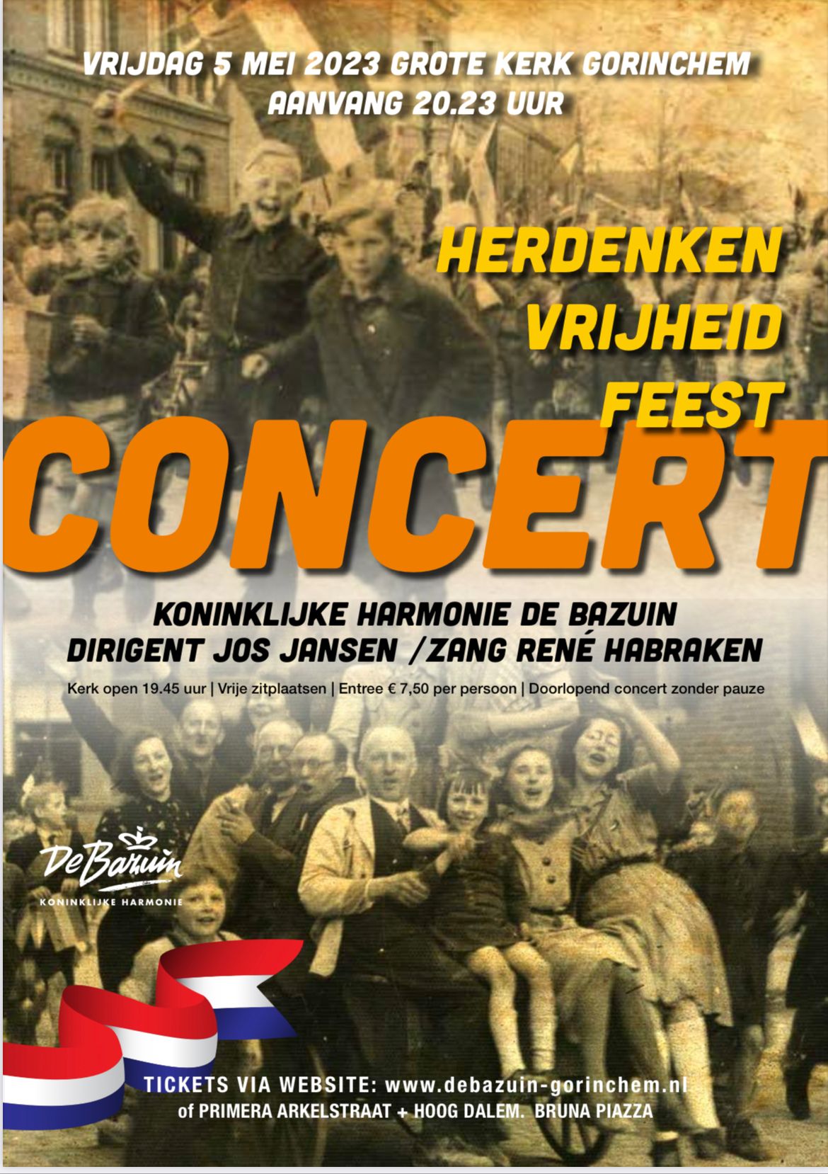 Poster bevrijdingsdag.