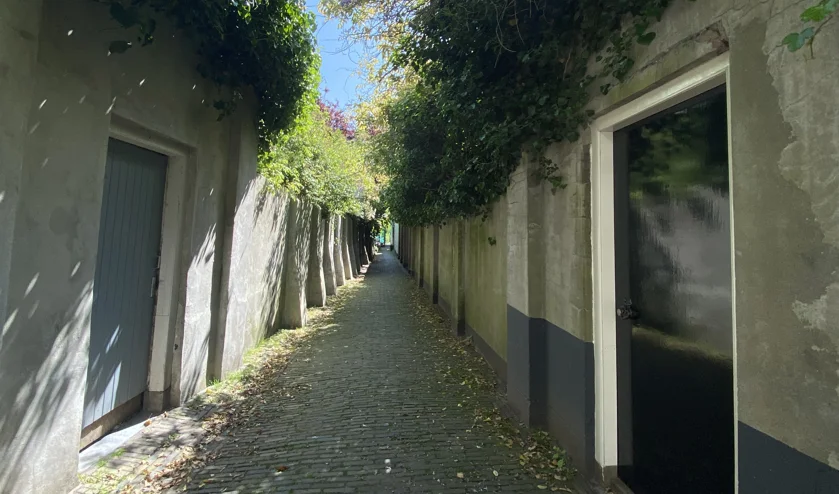 een steegje in Gorinchem