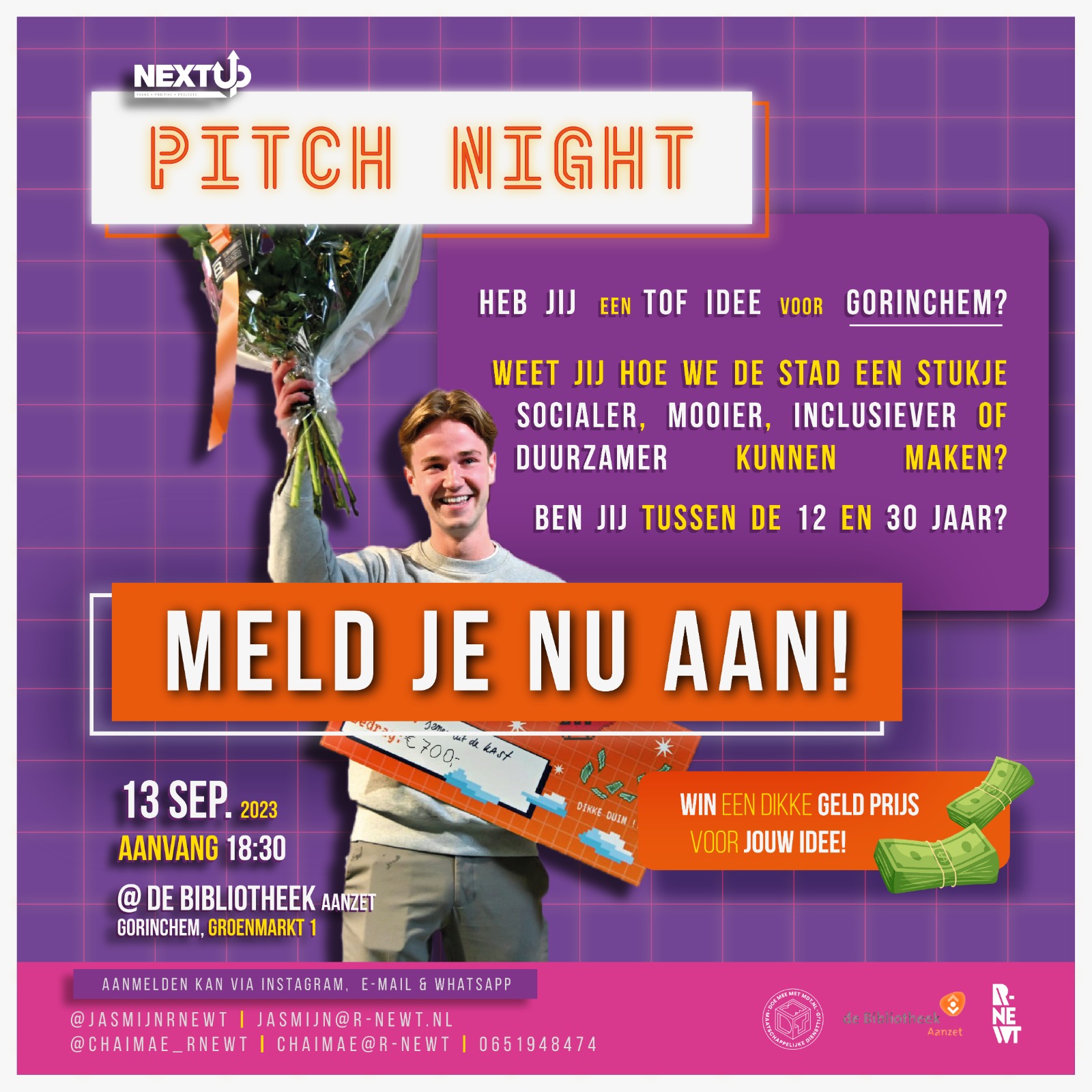 Pitch Night : Deel jouw idee en win!