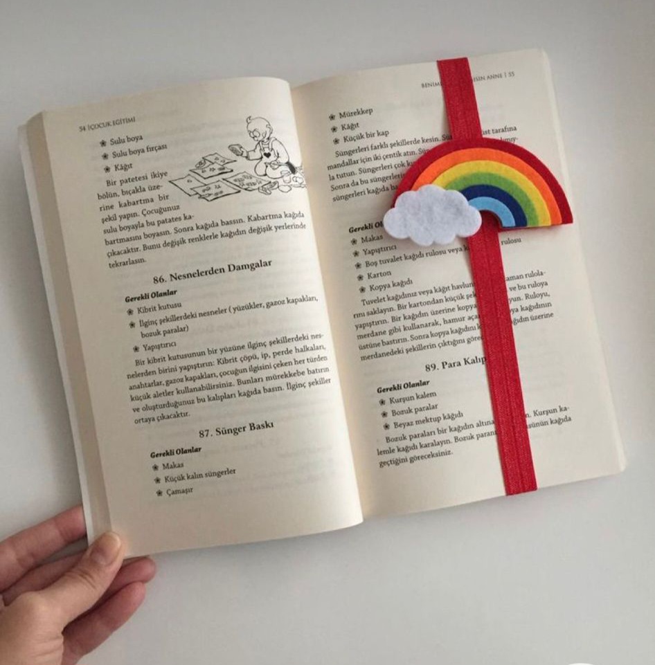 Boekenlegger maken