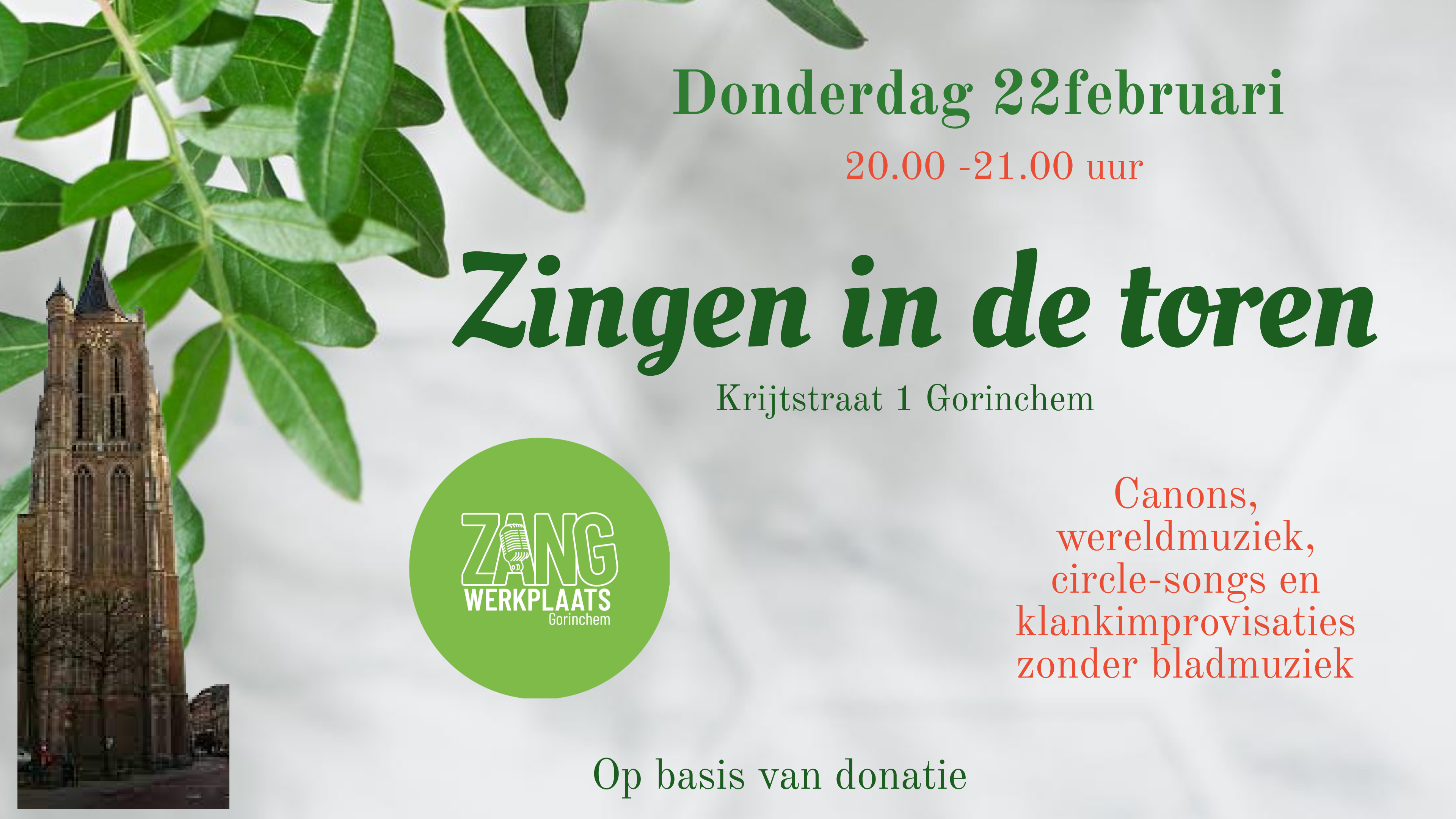 Zingen in de toren