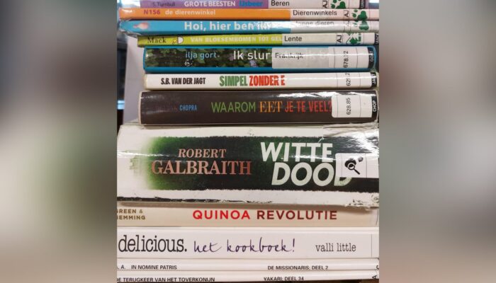 Culturele zondag: Boekenverkoop